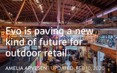 “Evo is paving a new kind of future for outdoor retail” by Amelia Arveson via SNEWS