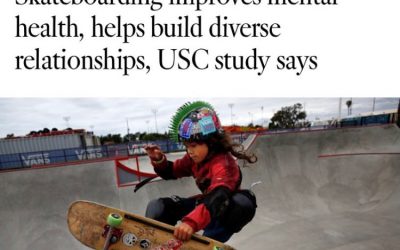 “Skateboarding improves mental health, helps build diverse relationships, USC study says” via LA Times