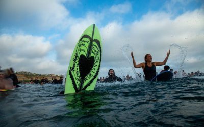 “The Southern California Surfing Community Gathers En Masse for Racial Justice – A CELEBRATION OF GEORGE FLOYD’S LIFE AND A CALL TO END RACISM” by KATIE RODRIGUEZ via Surfer Mag