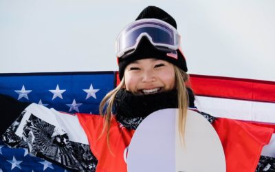 “With a stunning first run, Chloe Kim wins another gold in the halfpipe.” by John Branch via The New York Times