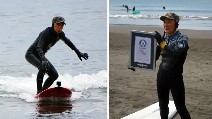 “89-Year-Old Man Crowned ‘World’s Oldest Surfer’” by Dashel Pierson via Surfer Magazine