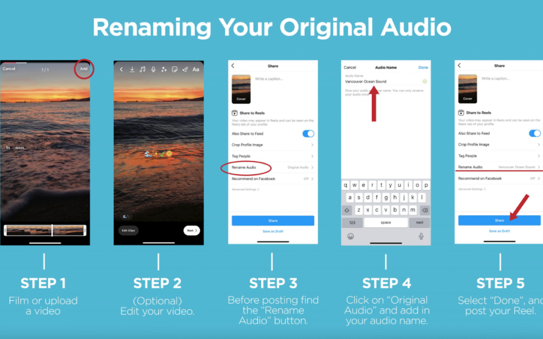 “Create Your Own Trending Reels Audio on Instagram” by Maddie Goode via Crystal Media Blog post