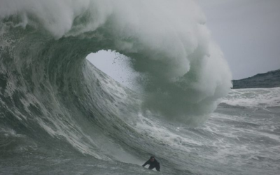 “Does Morocco Boast the Biggest Rideable Wave on Earth? This Group of Chargers Thinks So” by Ben Mondy via The Inertia