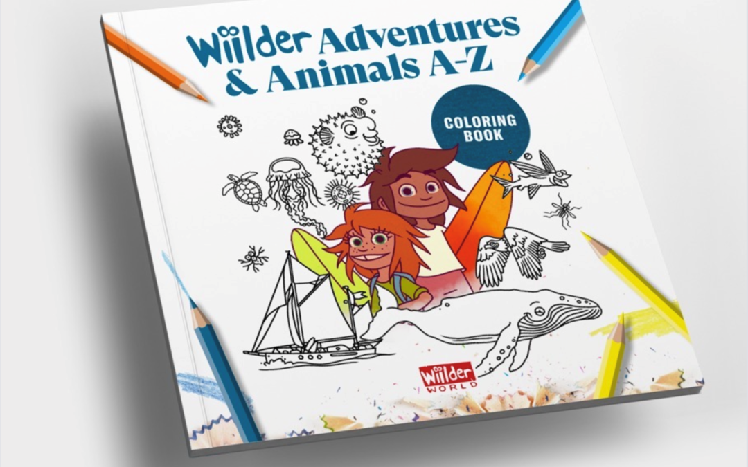 Wiilder Adventure & Animals A-Z Coloring Book Image