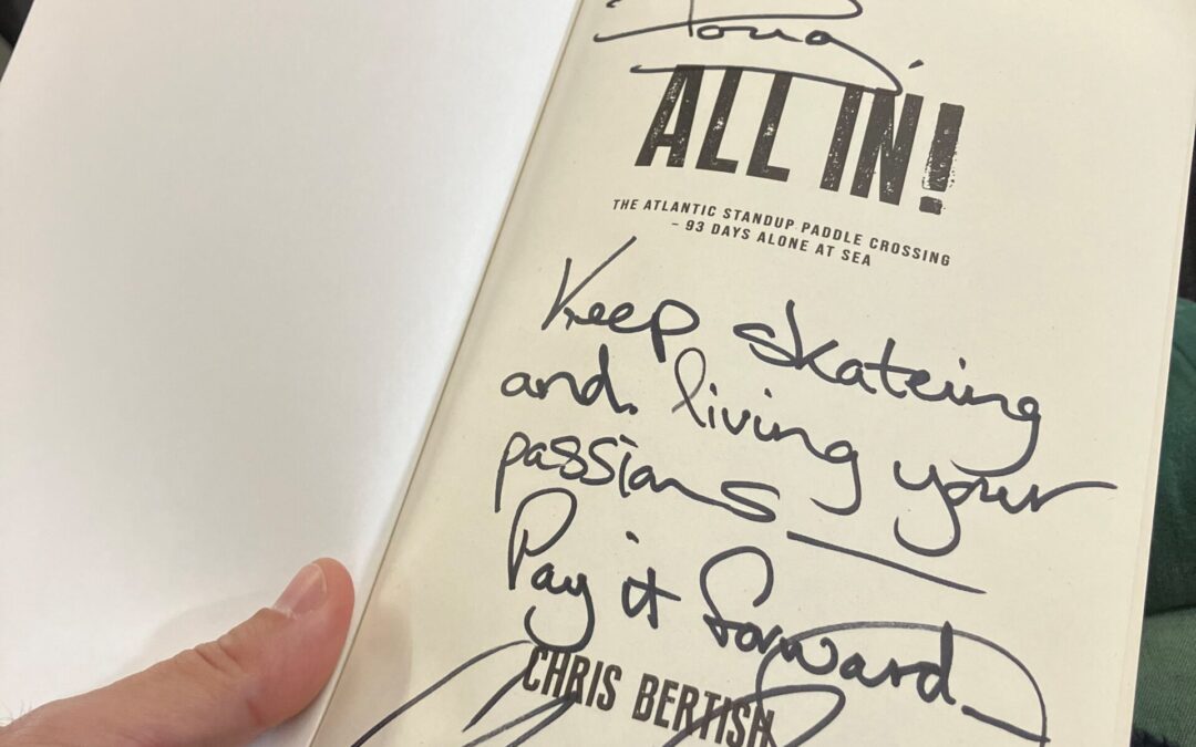 Special Autographed Copy of All In gifted from Chris
